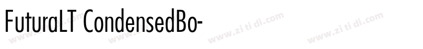 FuturaLT CondensedBo字体转换
